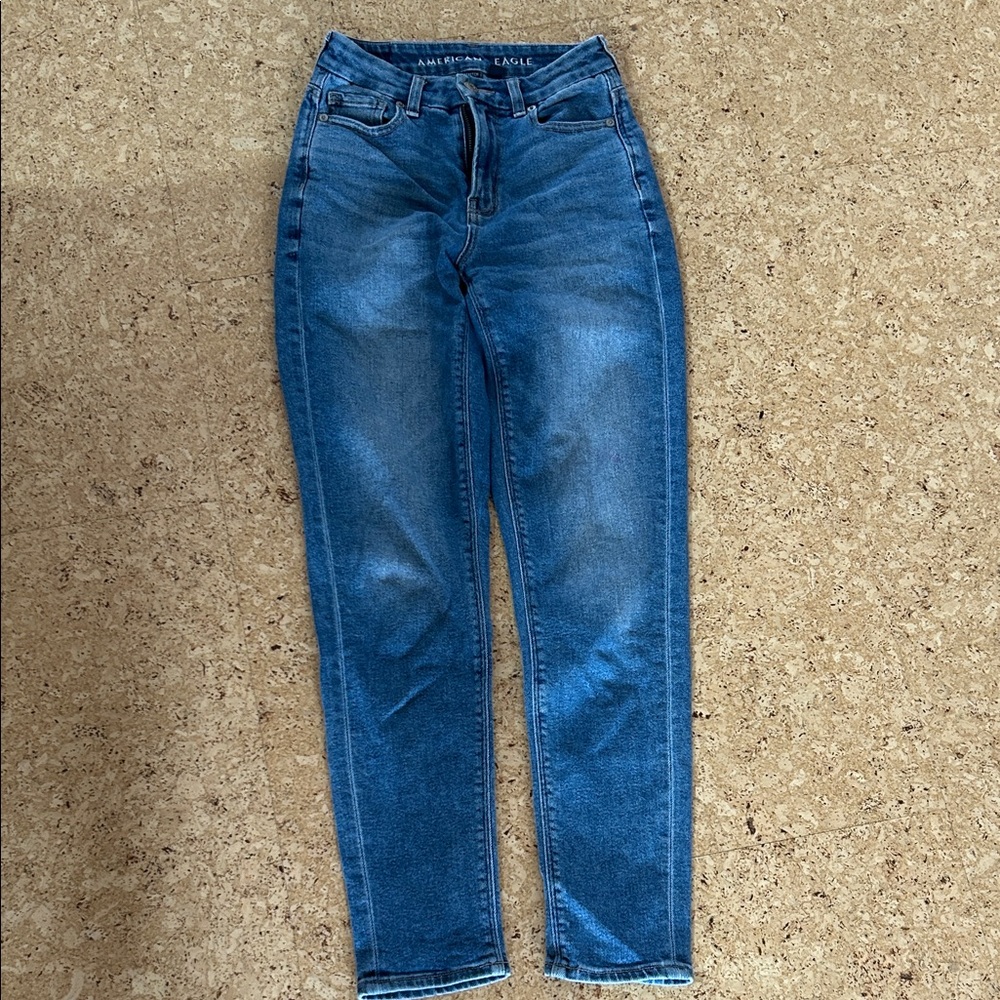 American Eagle Outfitters Women's Medium Blue Skinny Jeans